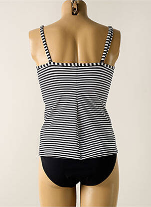 Tankini effet matière satinée noir SUNFLAIR femme