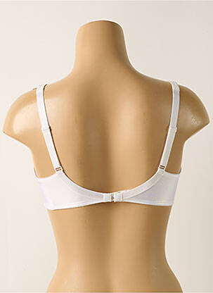 Soutien-gorge effet matière satinée haut soutien-gorge emboitant blanc FELINA femme