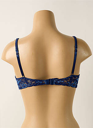 Soutien-gorge effet matière satinée haut soutien-gorge emboitant bleu WARNER'S femme