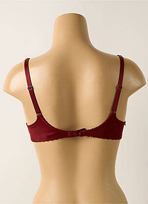 Soutien-gorge effet matière satinée haut soutien-gorge moulé rouge CONTURELLE femme
