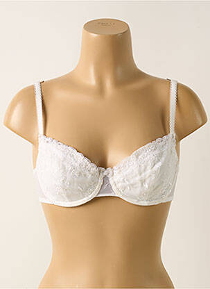 Soutien-gorge effet matière satinée haut soutien-gorge moulé beige WARNER'S femme