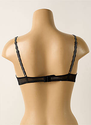Soutien-gorge effet matière satinée haut soutien-gorge moulé noir ECLIZIA BY LILLY femme