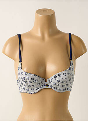 Soutien-gorge effet matière satinée haut soutien-gorge moulé gris CACHAREL femme