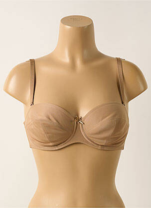 Soutien-gorge effet matière satinée haut soutien-gorge balconnet chair CONTURELLE femme