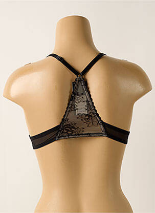 Soutien-gorge effet matière satinée haut soutien-gorge push-up noir WONDERBRA femme