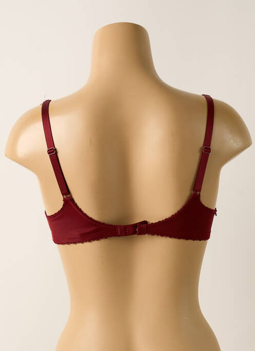 Soutien-gorge effet matière satinée haut soutien-gorge moulé rouge CONTURELLE femme