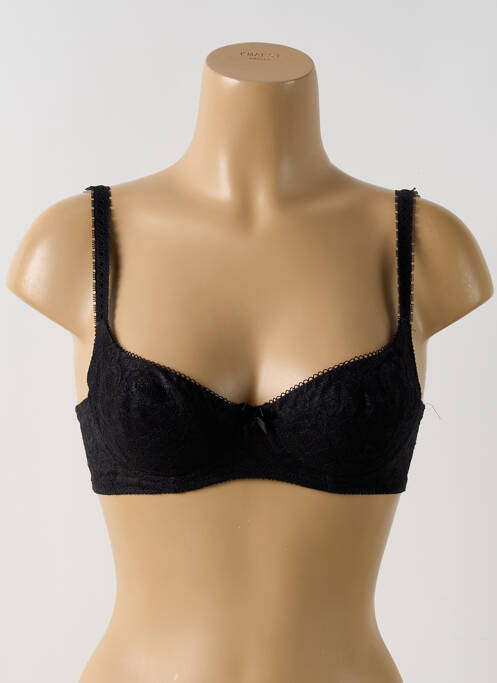 Soutien-gorge noir WONDERBRA pour femme