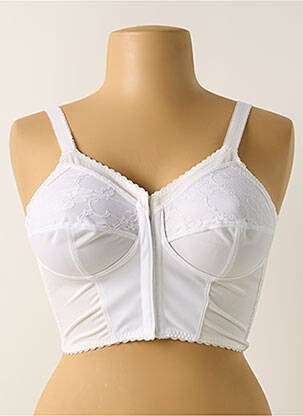 Corset sans armature blanc EXTASE femme