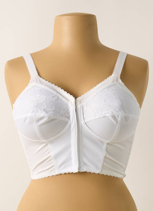 Corset sans armature blanc EXTASE femme