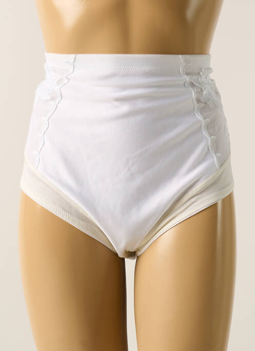 Culotte gainante blanc FELINA pour femme