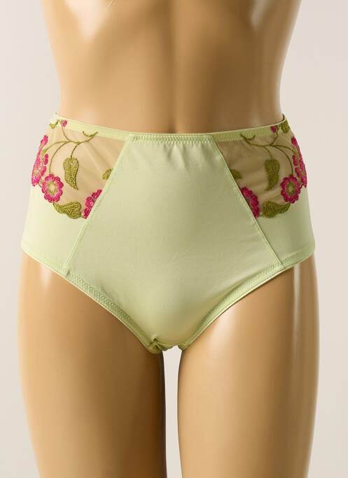 Culotte haute vert FELINA pour femme