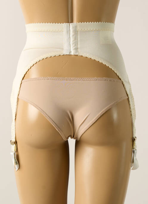 Guêpière/Porte-jarretelle beige EXTASE pour femme