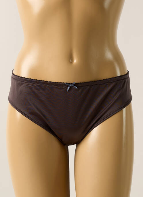 Tanga gris CONTURELLE pour femme