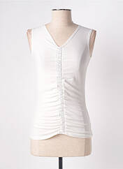 Top blanc LE BOURGET pour femme seconde vue