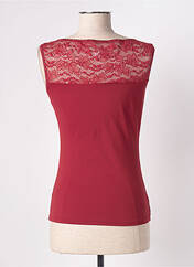 Top rouge LE BOURGET pour femme seconde vue