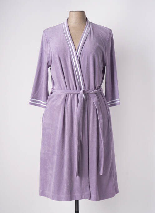 Peignoir violet CANAT pour femme