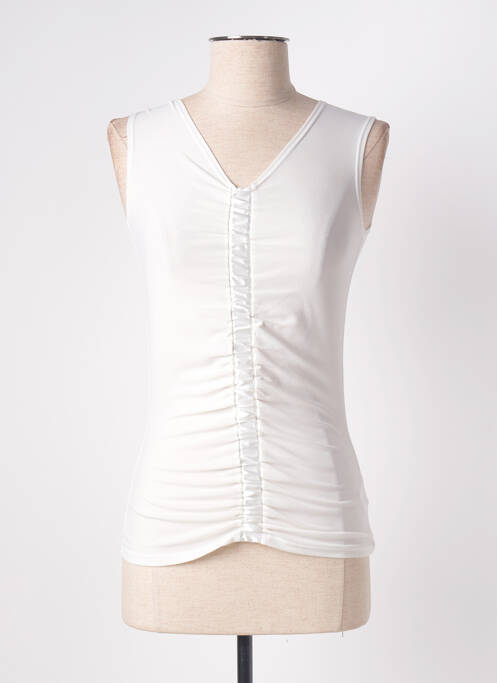 Top blanc LE BOURGET pour femme