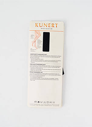 Chaussettes stretch noir KUNERT femme