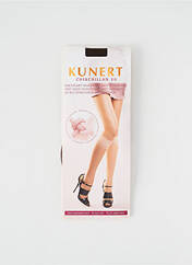 Chaussettes marron KUNERT pour femme seconde vue