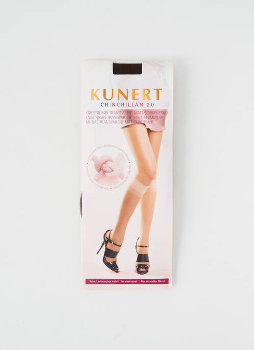 Chaussettes marron KUNERT pour femme