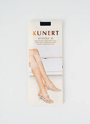Chaussettes stretch bleu KUNERT femme