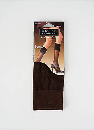 Chaussettes marron LE BOURGET pour femme