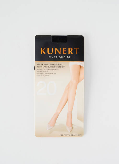 Chaussettes noir KUNERT pour femme