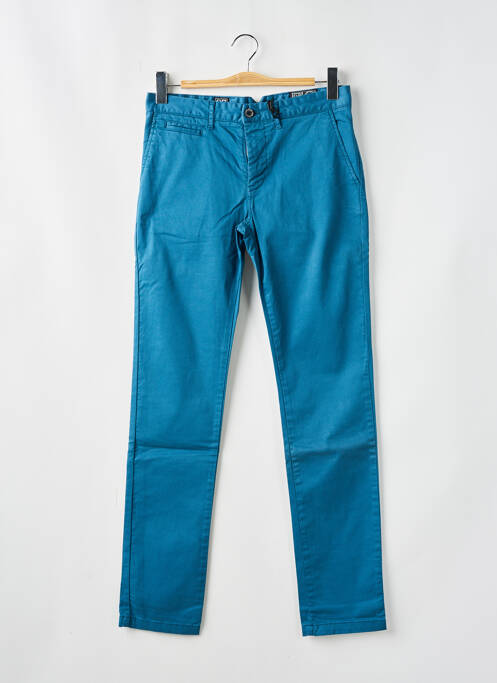 Pantalon chino bleu HERO SEVEN pour homme