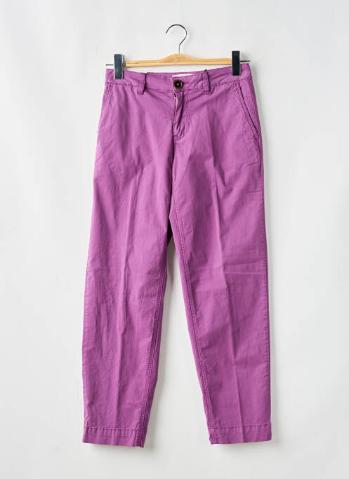 Pantalon droit violet MKT STUDIO pour femme