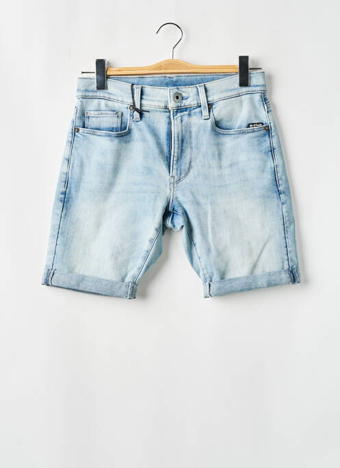 Bermuda bleu G STAR pour homme