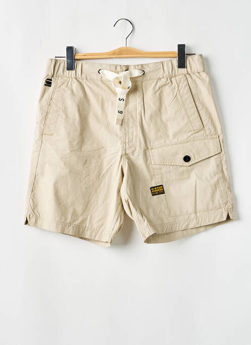 Short beige G STAR pour homme