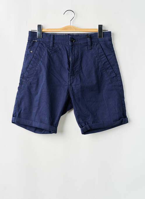 Short bleu G STAR pour homme