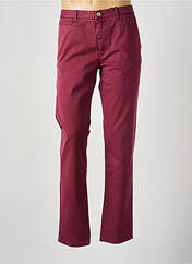 Pantalon chino rouge HERO SEVEN pour homme seconde vue