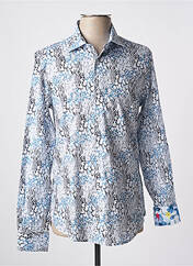 Chemise manches longues bleu GANESH pour homme seconde vue