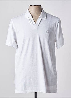 Polo blanc DSTREZZED pour homme