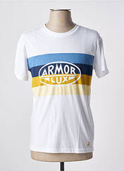 T-shirt blanc ARMOR LUX pour homme seconde vue