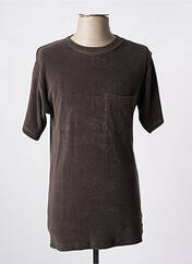 T-shirt marron DSTREZZED pour homme seconde vue