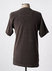 T-shirt marron DSTREZZED pour homme seconde vue