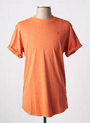 T-shirt orange G STAR pour homme seconde vue