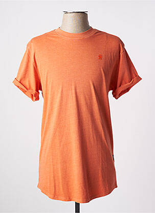 T-shirt orange G STAR pour homme