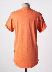 T-shirt orange G STAR pour homme seconde vue