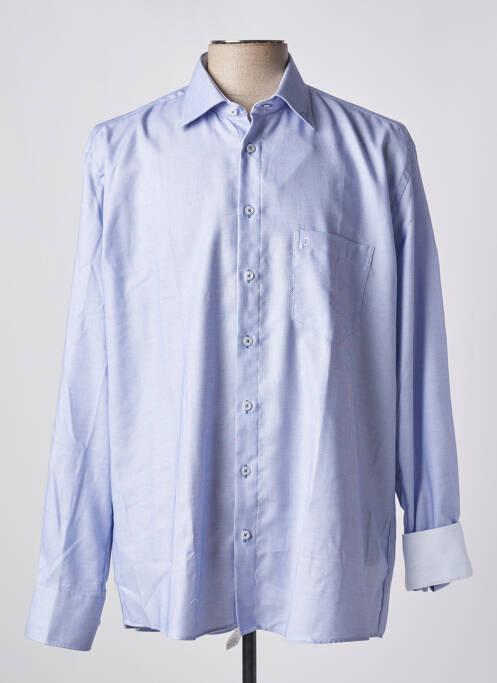 Chemise manches longues bleu DIGEL pour homme