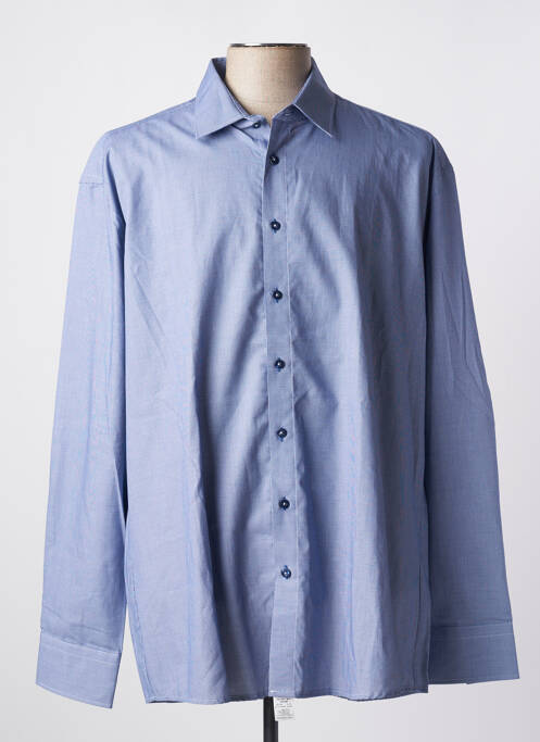 Chemise manches longues bleu DIGEL pour homme