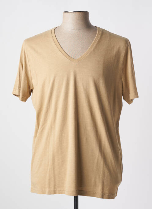 T-shirt beige HERO SEVEN pour homme