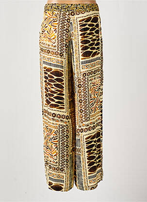 Pantalon droit poches jaune PAUL BRIAL femme