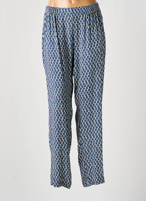 Pantalon droit bleu GRIFFON pour femme