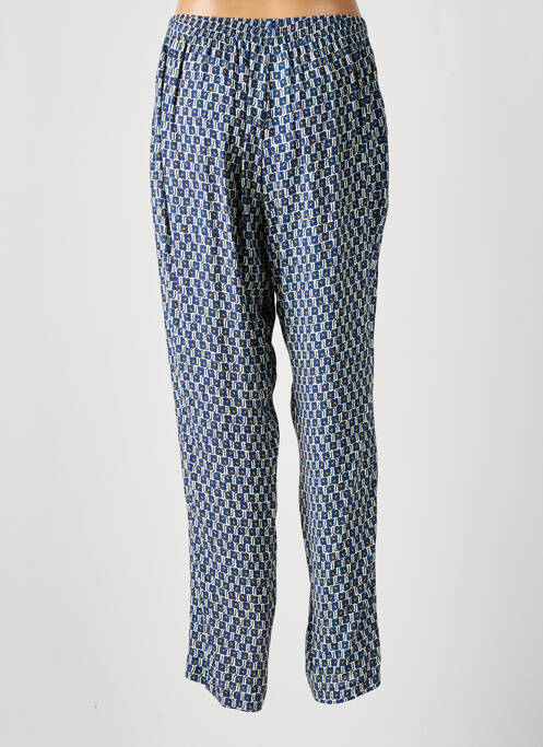 Pantalon droit bleu GRIFFON femme