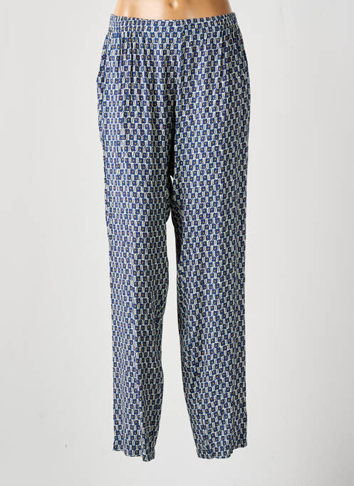 Pantalon droit bleu GRIFFON pour femme