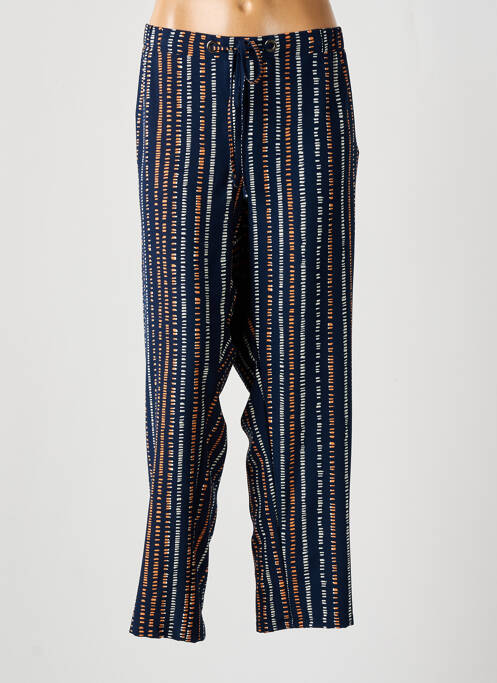 Pantalon droit bleu GUY DUBOUIS pour femme