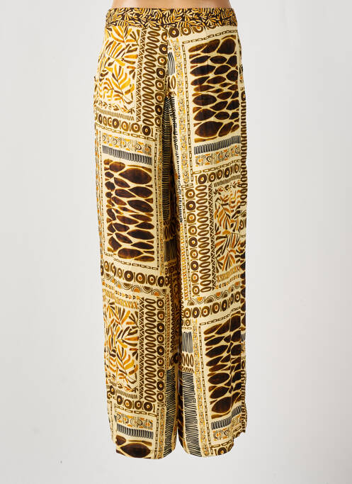 Pantalon droit jaune PAUL BRIAL pour femme